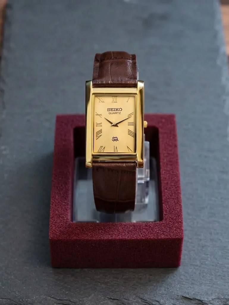 SEIKO ドルチェ シルバー スクエア メンズ腕時計 1468 SEIKO セイコー ドルチェ スクエア 腕時計 メンズ クォーツ シルバー