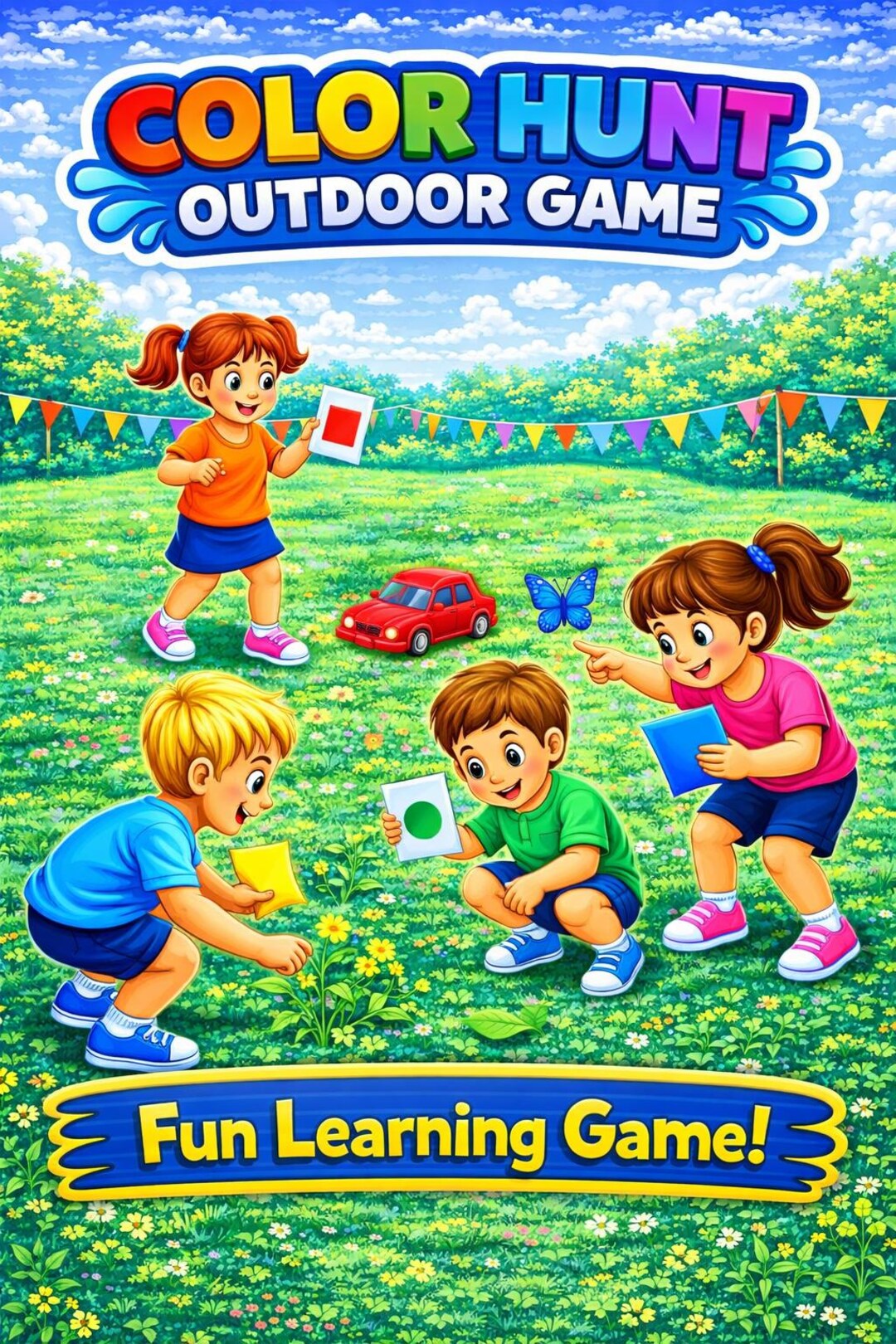 Color Hunt Outdoor Game | Educational Preschool Activity (PDF) - Etsy