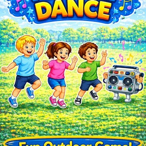 Juego imprimible de baile de estatuas / Actividad de movimiento para niños (PDF)