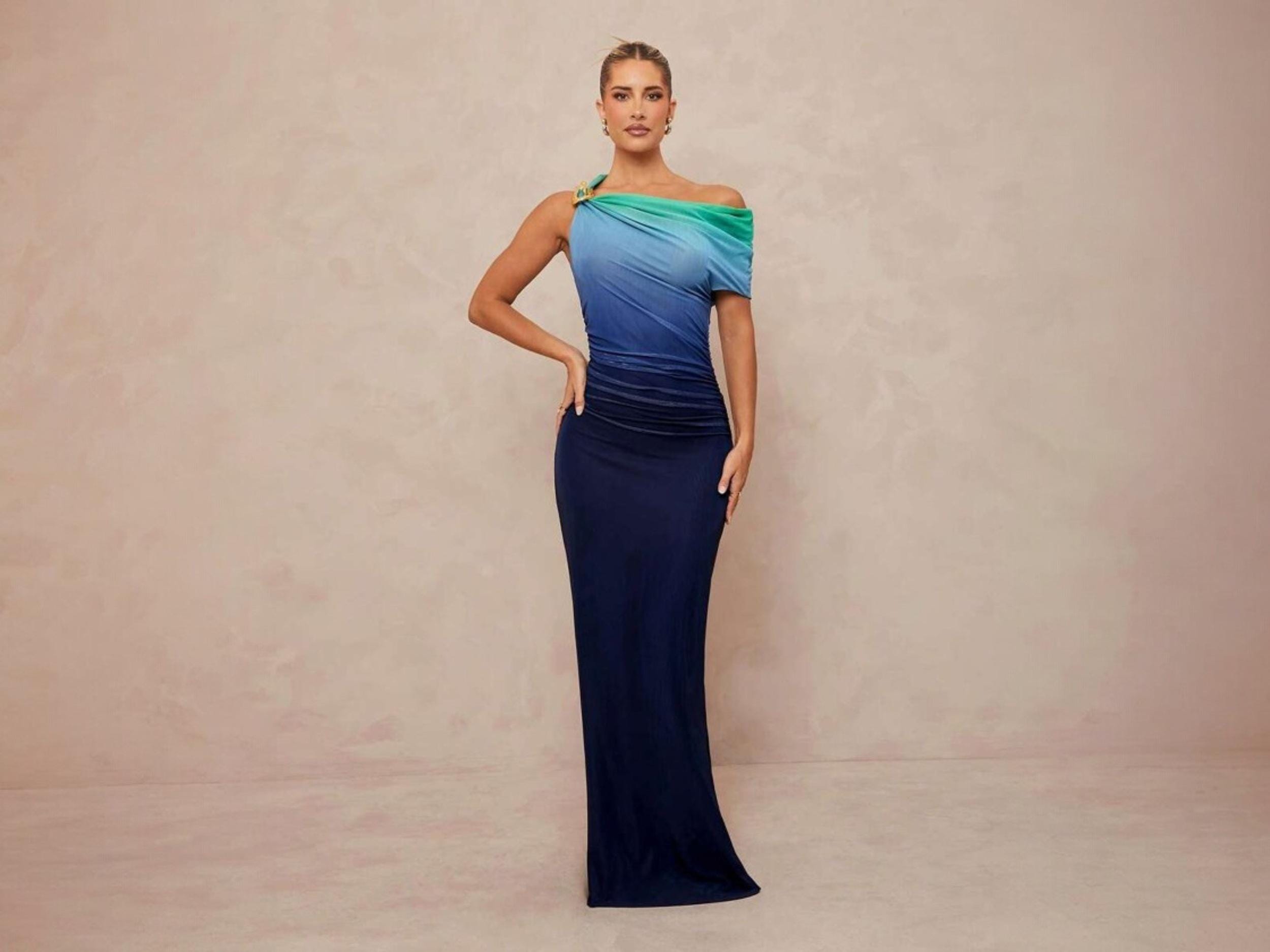 Blue Green Ombre Dress - Etsy Blue Green Ombre Dress - Etsy