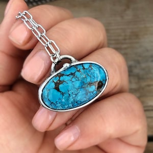 Hubei Turquoise Necklace &quot;B&quot; • Boho Style • One Of A Kind • Nature Inspired