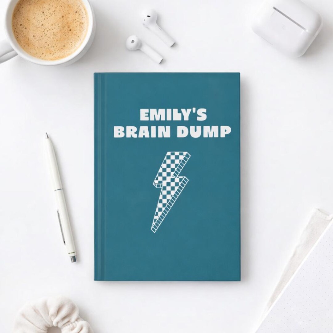 Personalized Brain Dump Journal for Moms, Custom Name Notebook, Mom ...