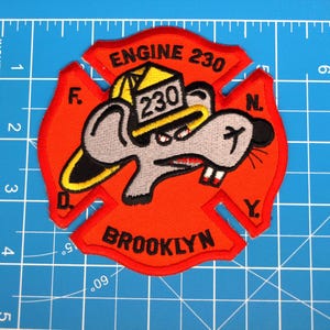 FDNY NYC Fire Department Engine 230 Brookyln Rat patch