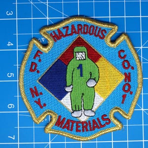 FDNY NYC Fire Department Hazardous Materials Company Number 1 patch