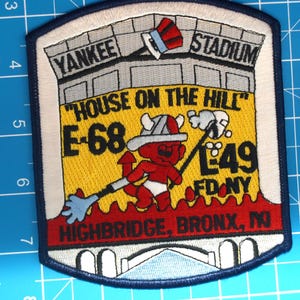 FDNY NYC消防署エンジン68 House on The Hillパッチ