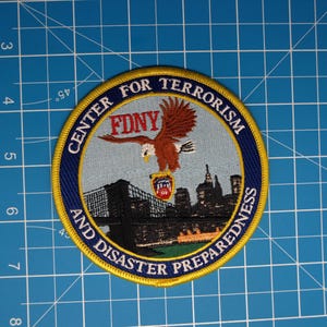 FDNY NYC Fire Department Center for Terrorism patch