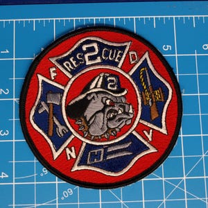 FDNY Rescue 2 Bulldog patch