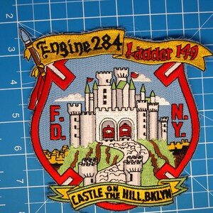 FDNY NYC brandkårslokal 284 Castle on the Hill-patch