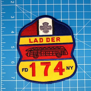 FDNY NYC Fire Department Ladder 174 patch