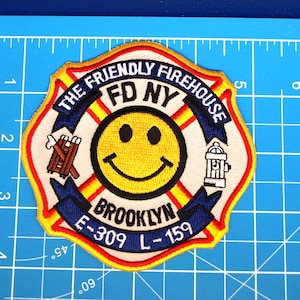 FDNY NYC Fire department Engine 309 The Friendly Firehouse patch