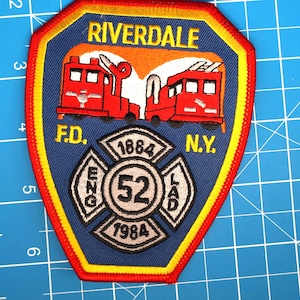 Patch FDNY NYC Fire Department Engine 52 Riverdale