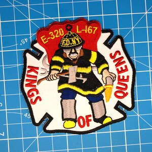 FDNY New York City Fire Department Engine 320 Kings of Queens patch