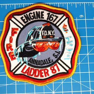 FDNY NYC Fire Department Engine 167 Ladder 87 Patch Annadale Staten Island