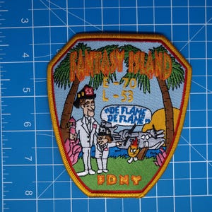 FDNY NYC Fire Department Engine 70 Fantasy Island patch
