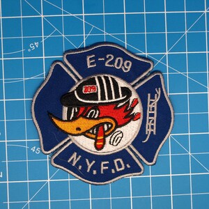 FDNY NYC brandkårsmotor 209 Woody patch