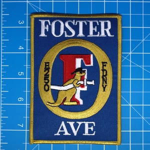 FDNY NYC Fire Department Engine 250 Foster Ave patch