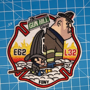 Parche de la pandilla Gun Hill del motor 62 del Departamento de Bomberos de la Ciudad de Nueva York (FDNY)