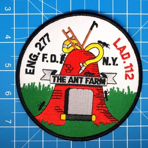 FDNY NYC brandweermotor 277 The Ant Farm-patch