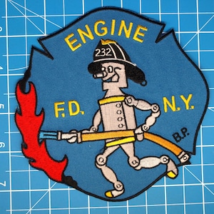 FDNY NYC Fire Department Engine 232 Tin Man patch