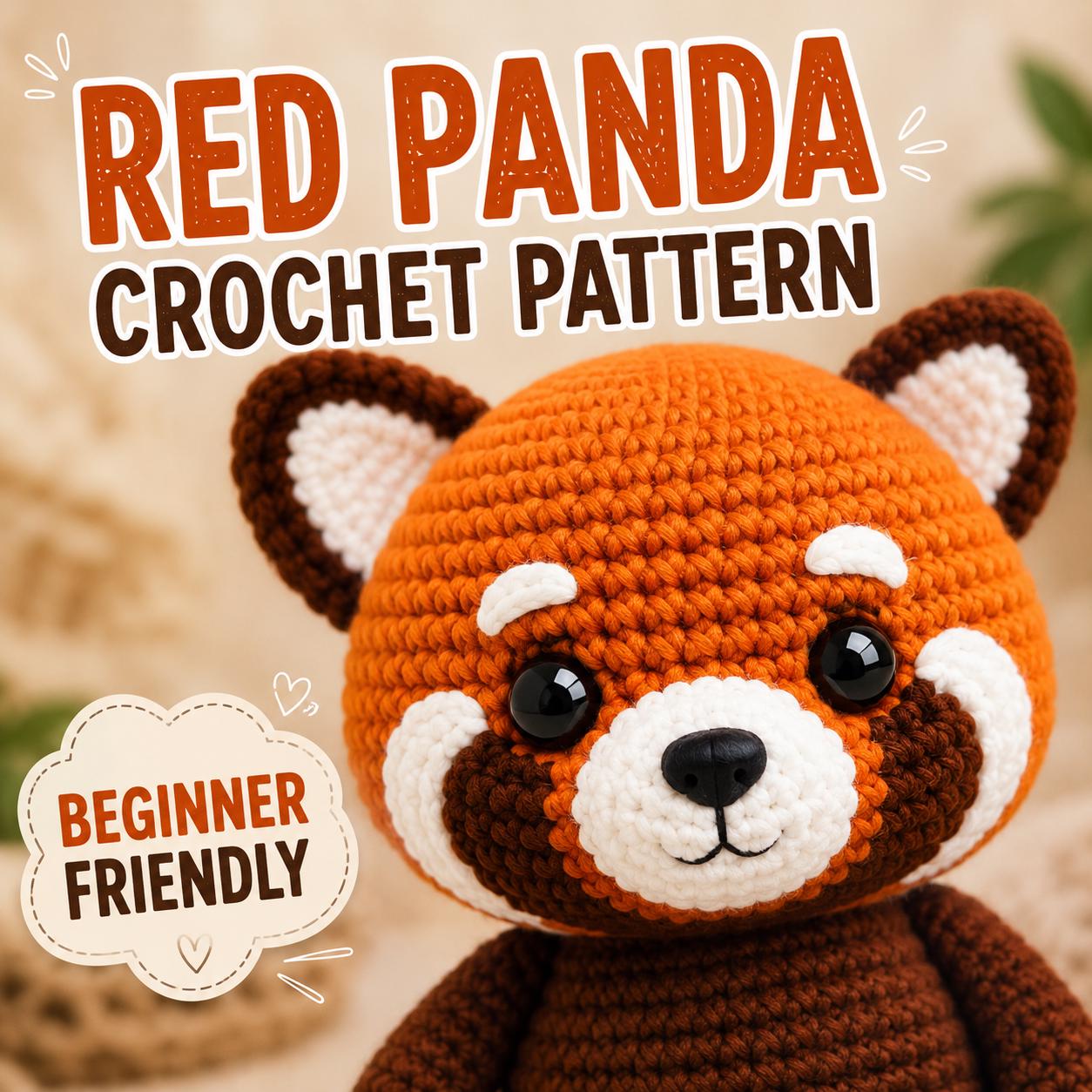 39 Red Panda Crochet Patterns for Adorable Handmade Gifts 5 Red Panda Amigurumi Red Panda