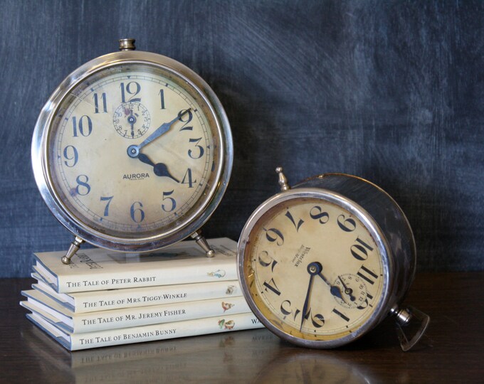 Set of Baby Ben Alarm Clocks Etsy