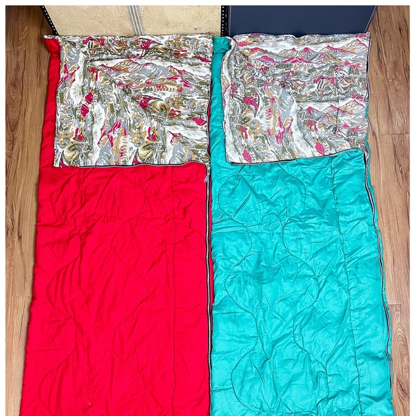 Vintage Sleeping Bag Etsy