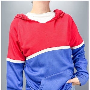 Red White Blue Hoodie Etsy Canada