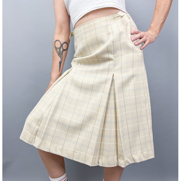 Pusch Ridge Stitched Down Kick Pleat Skirt main image 1