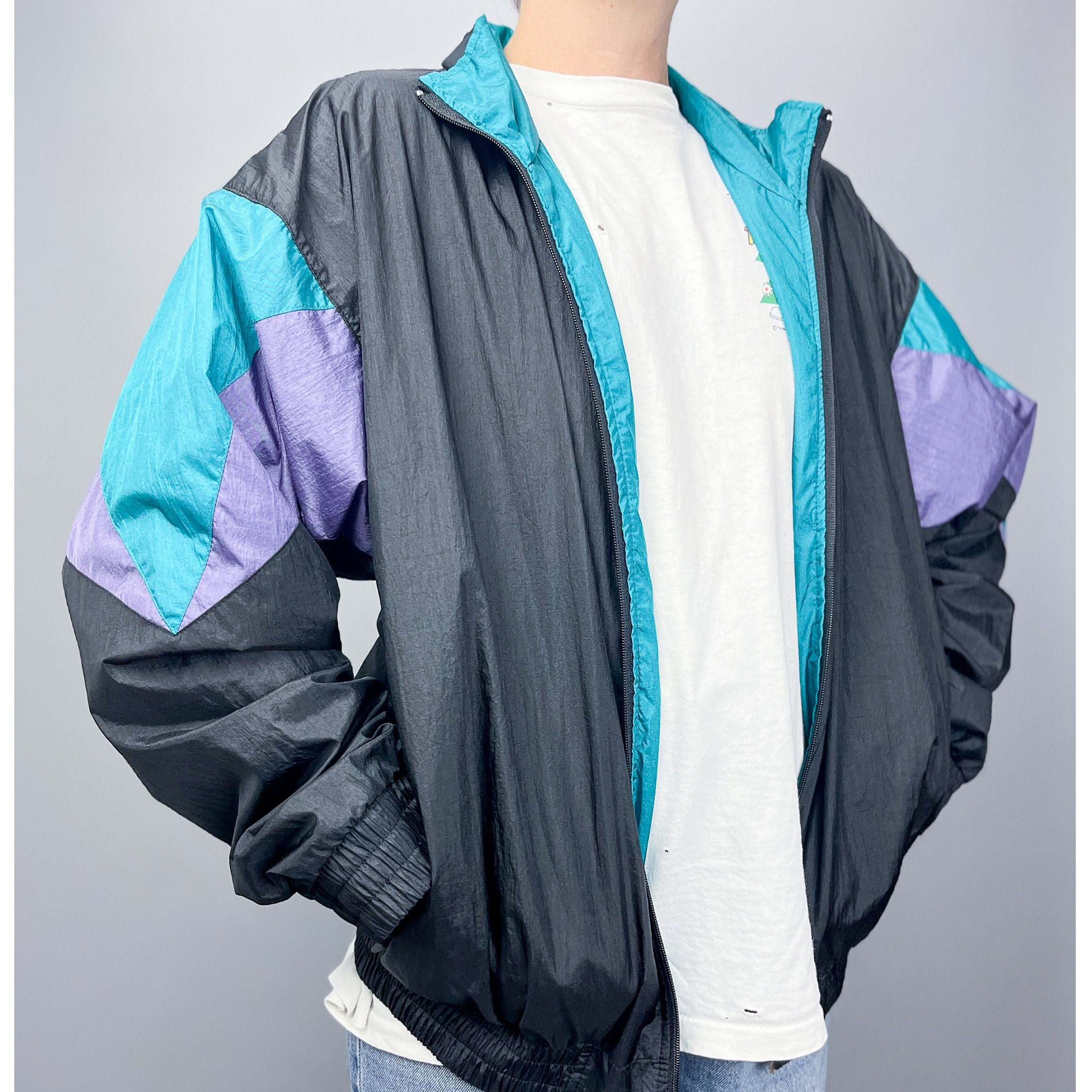 90s Nylon Jacket - Etsy