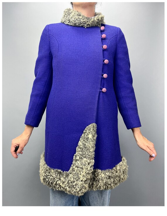 60's Purple Coat | Vintage Women's Mid Century Vi… - image 2