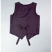 INITIAL Size XS Eggplant Solid Polyester Blend Vest