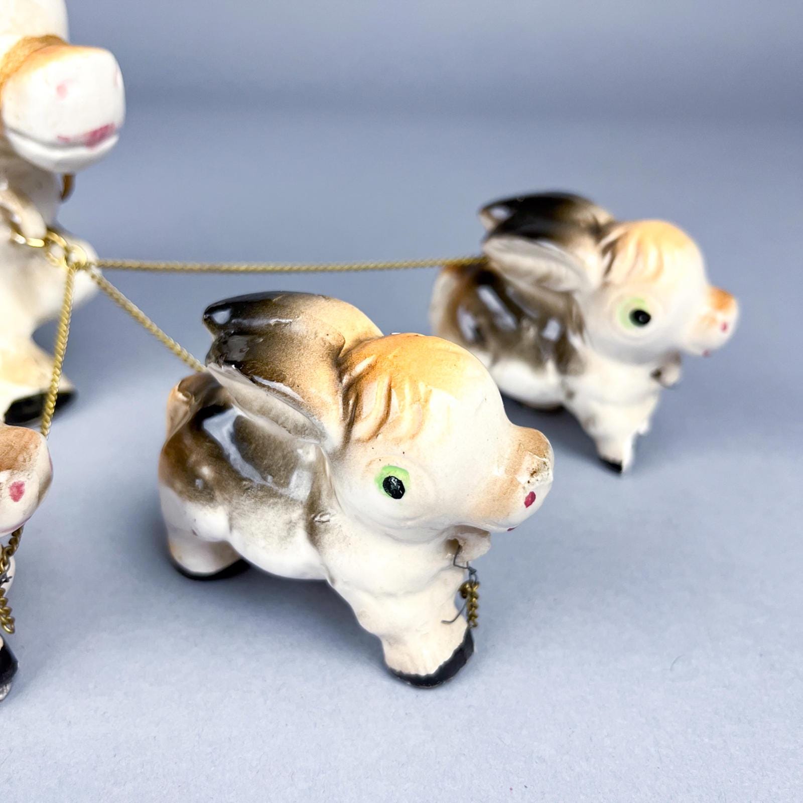 Vintage 60's Donkeys Ceramic Figurine Set, Mid Century Kitsch - Etsy