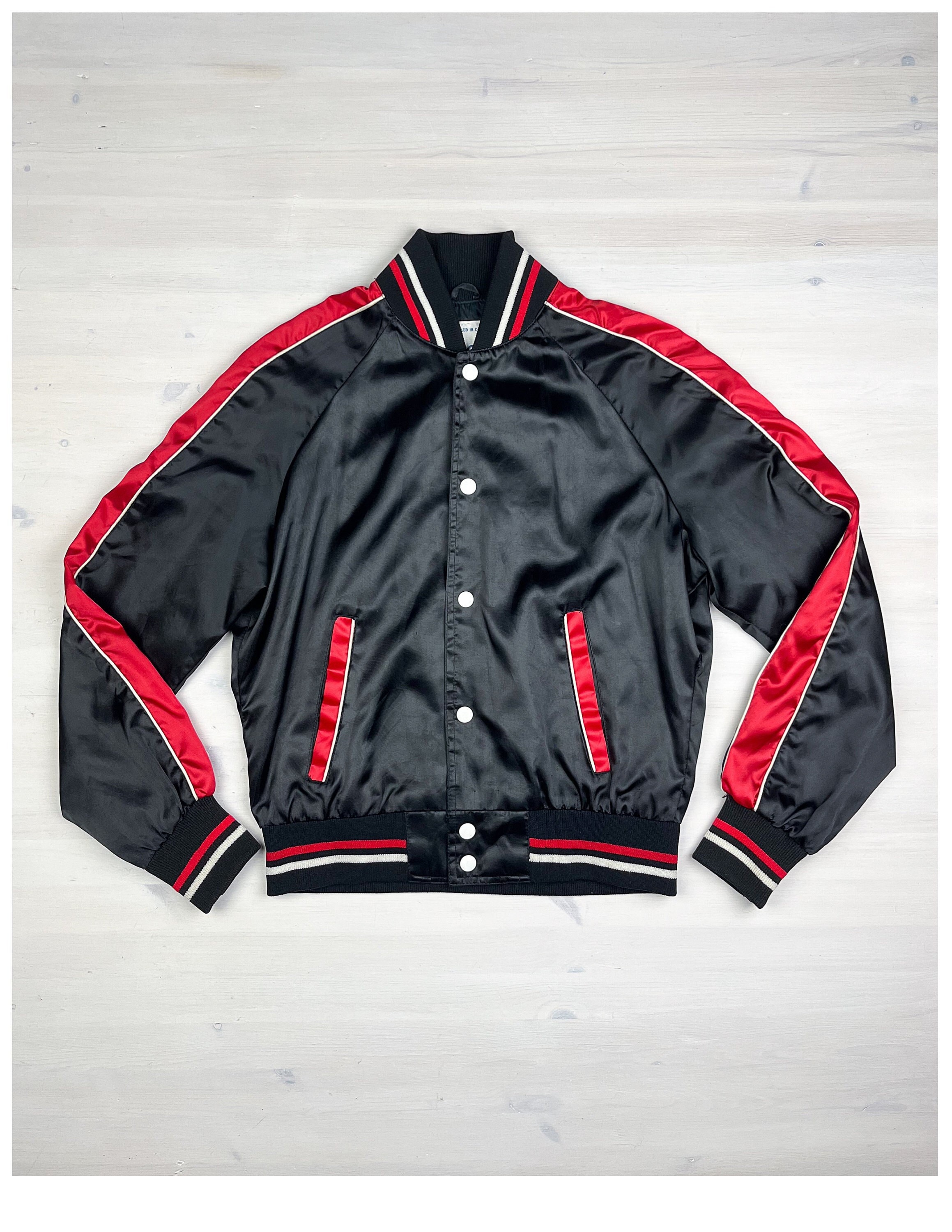 80s Vintage Red Lakers Baseball-Style Jacket – The Hip Zipper