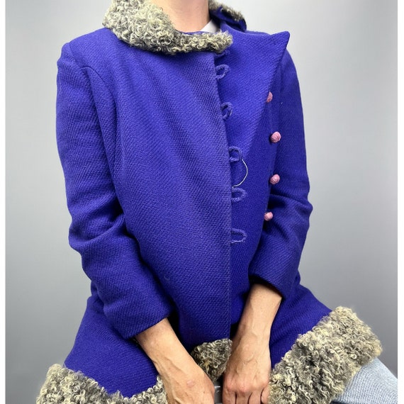 60's Purple Coat | Vintage Women's Mid Century Vi… - image 1