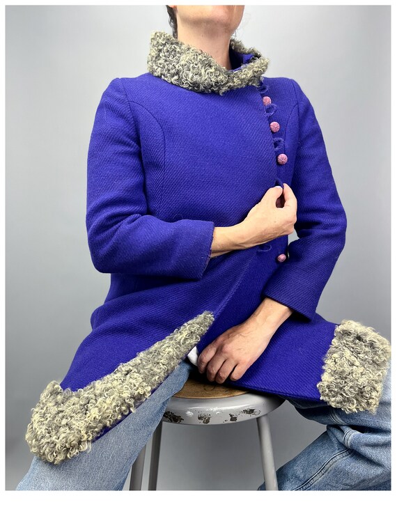 60's Purple Coat | Vintage Women's Mid Century Vi… - image 3