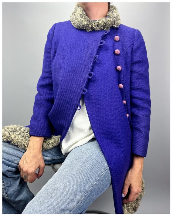 60's Purple Coat | Vintage Women's Mid Century Vi… - image 4