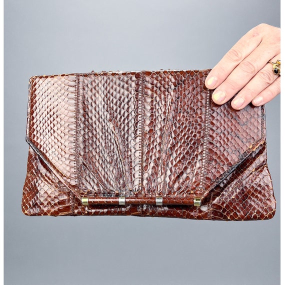 Jane Shilton Brown Patchwork Leather 1960s Vintage Handbag Buff Leather  Lining | eBay