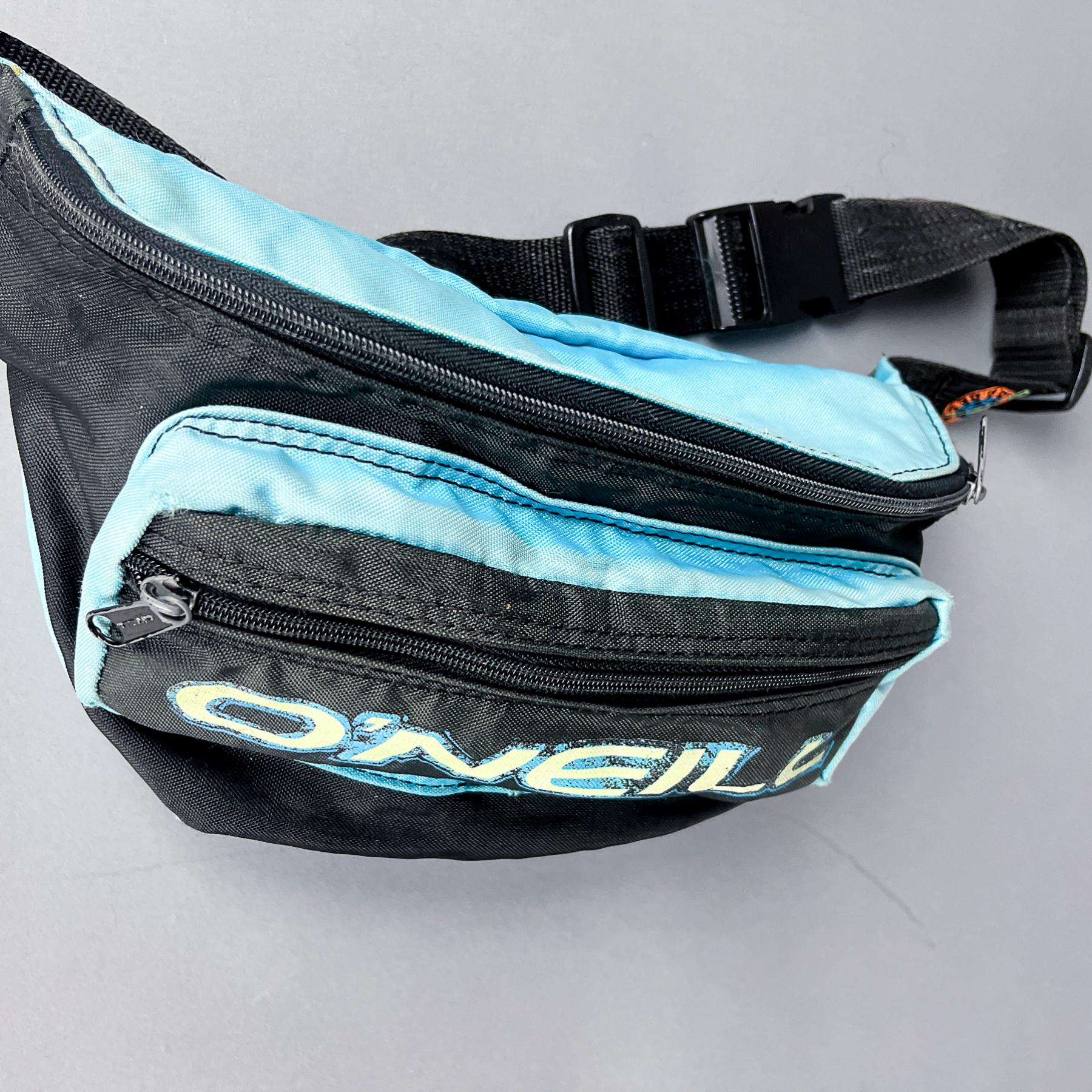 Vintage O\'Neill 90s Blue & Black Fanny Pack Hip Bag Unisex colorful Vintage Fanny Pack | 90 main image 2