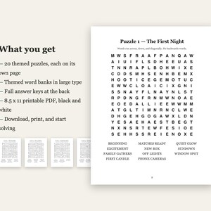 Hanukkah Word Search Large Print | 20 Chanukah Puzzles + 4 Bonus Jewish Printables | High Holidays, Sukkot, Shabbat | 5 Files image 4