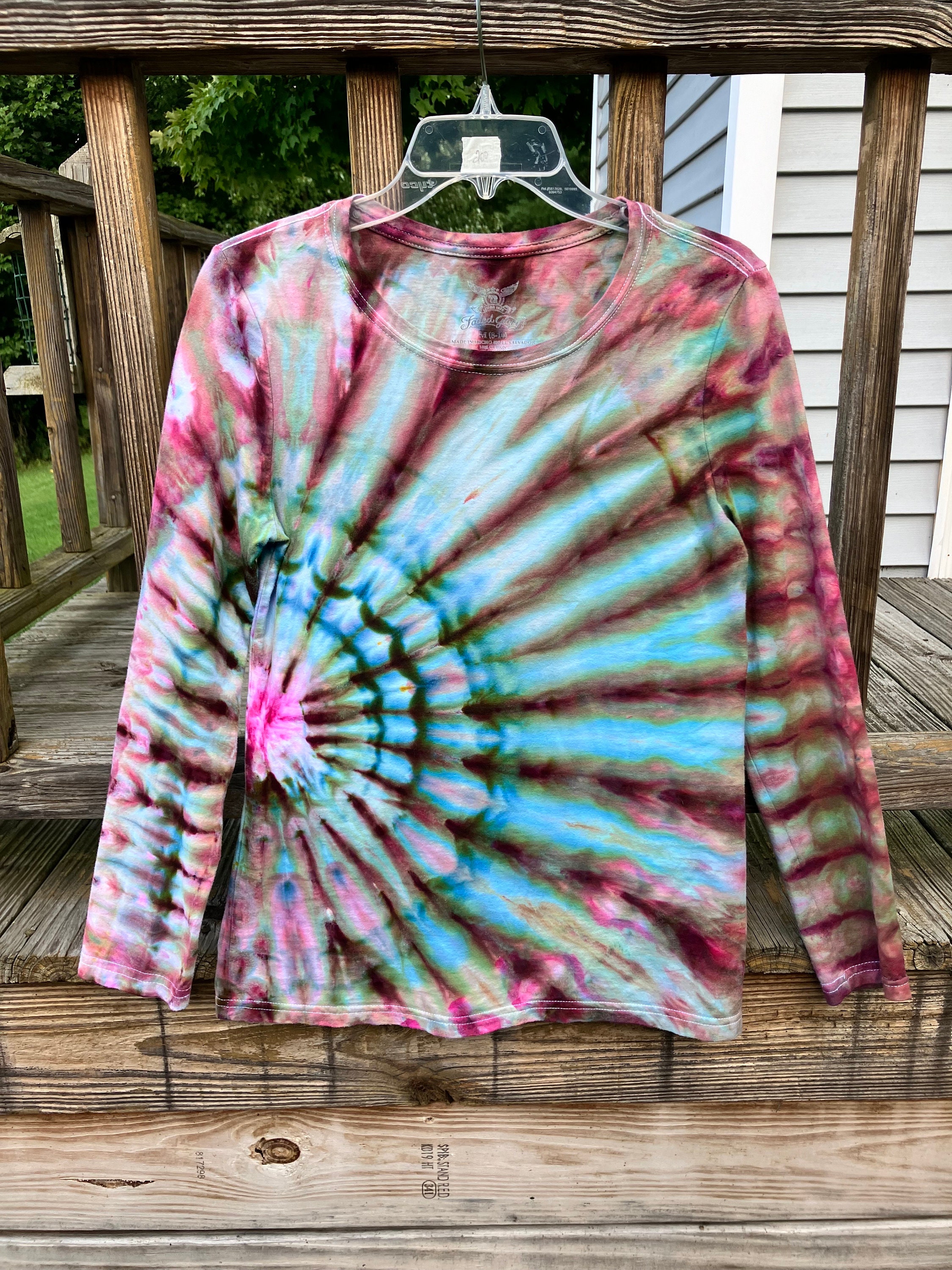 70s Tie Dye Top - Etsy
