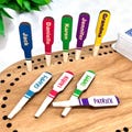 Personalized Name Cribbage Pegs: Text on Both Sides in Color Double Sided