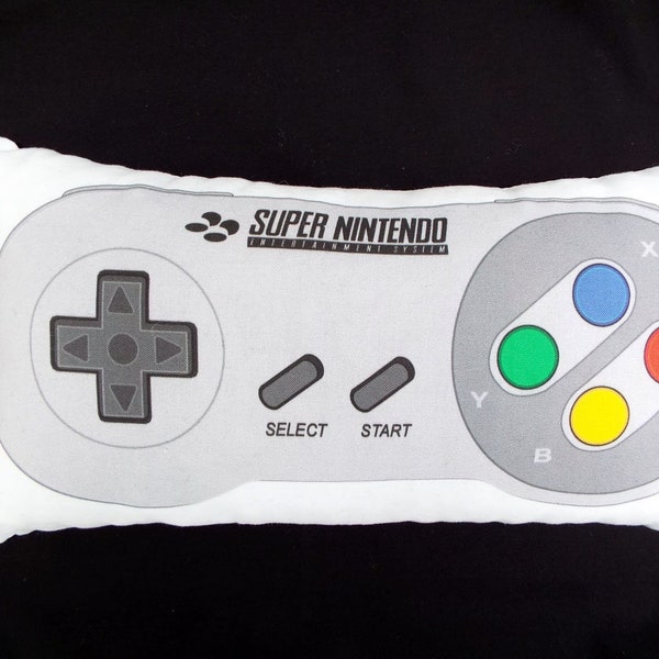 Super Nintendo game controller pillow plush
