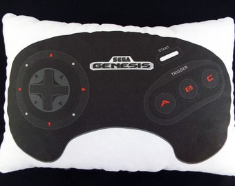 Sega Genesis Game Controller Plush Pillow