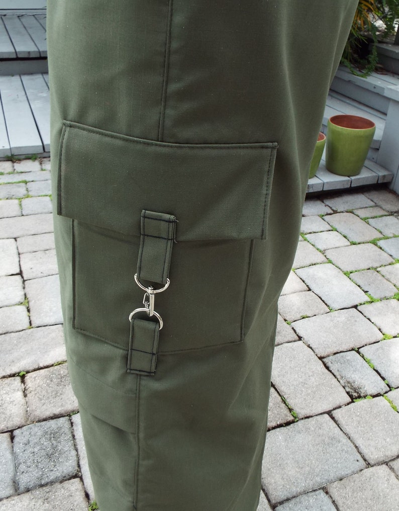 Maxi Skirt Long Skirt Olive Green Cargo Pockets Drawstring Waist image 6