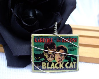 Pendant Edgar Allan Poe Black Cat