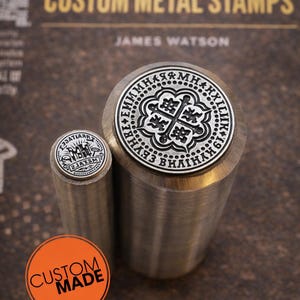 Individuelles Logo Stempel, Metallwürfel, Schmied Bearbeitungsmarke, Benutzerdefinierte Metallstempel, Metall-Stempel, personalisierter Stempel, Münzstempel Würfel