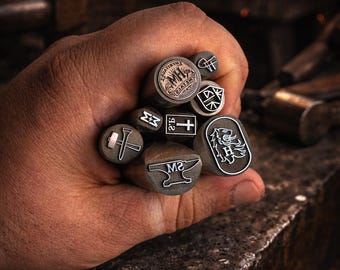 Aangepaste metalen stempel, metalen ponsstempel, gepersonaliseerde stempel, aangepaste logostempel, metalen mal, smid touchmark, muntstempelmatrijs