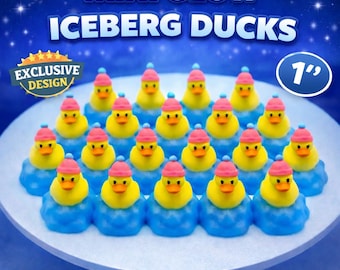Mini Glow in the Dark Iceberg Duck | Exclusive Design | Alaska Cruise Hiding Toy