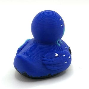 Mini Northern Lights Duck 1" Tall – Aurora Borealis Cruise Duck, 3D Printed Alaska Cruise Gift image 12