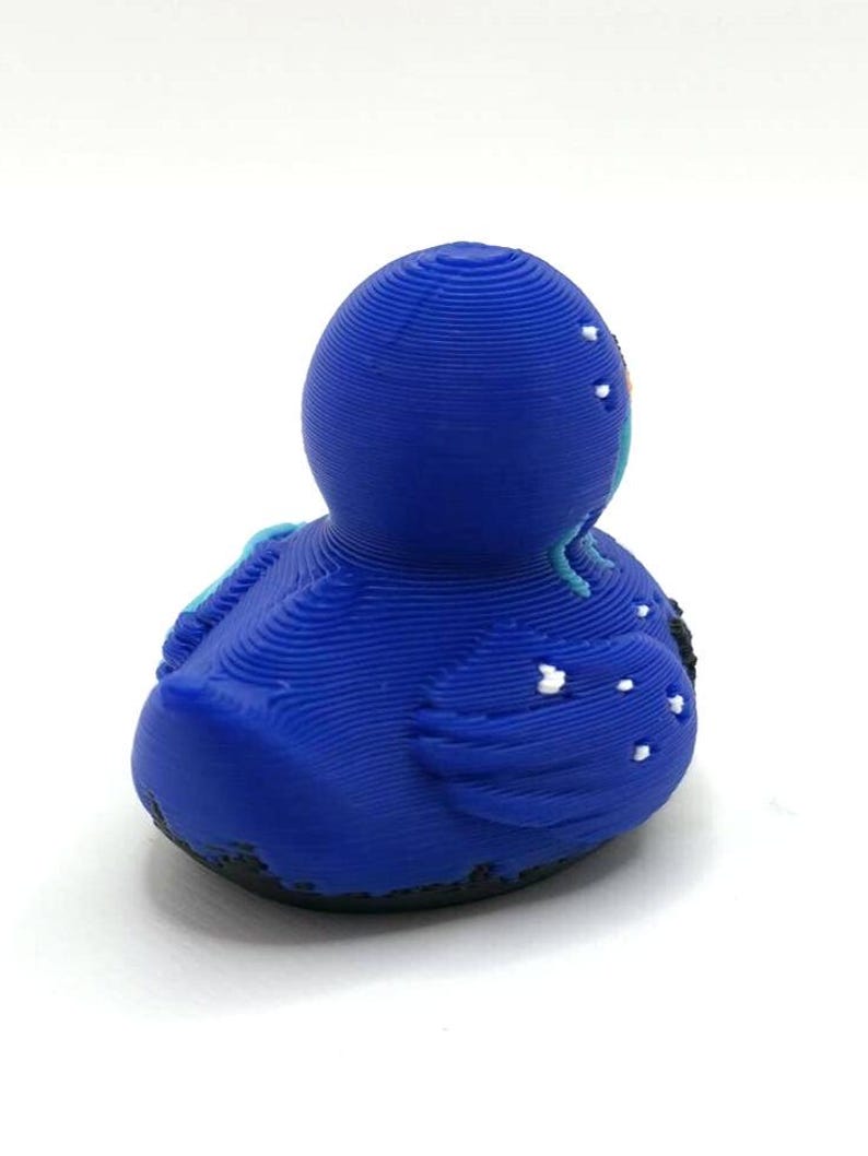 Mini Northern Lights Duck 1" Tall – Aurora Borealis Cruise Duck, 3D Printed Alaska Cruise Gift image 12